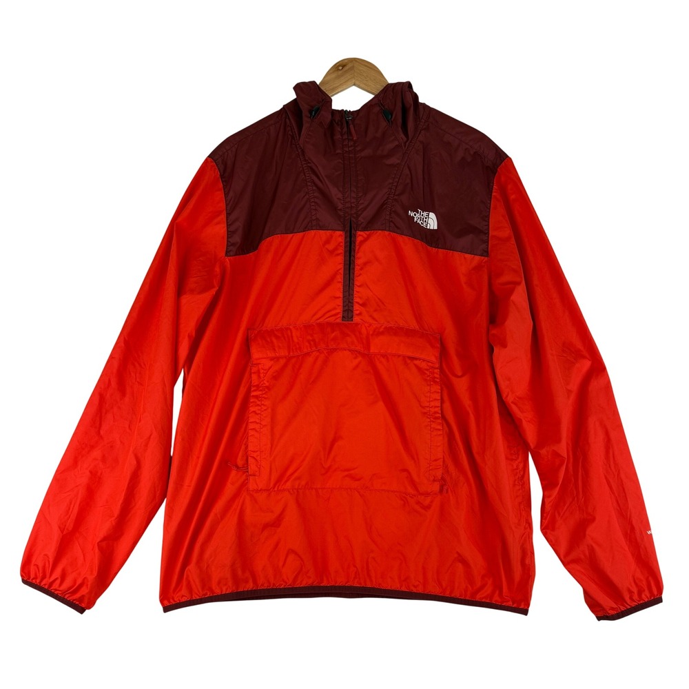 The North Face Fanorak 2.0 Jacket Mens XL Orange Burgundy Windbreaker NF0A3FZL